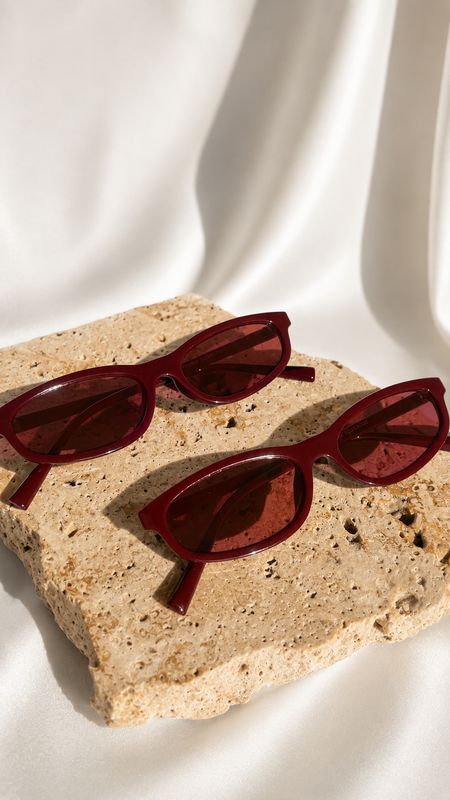 Andy Burnt Red Fashion Glasses
