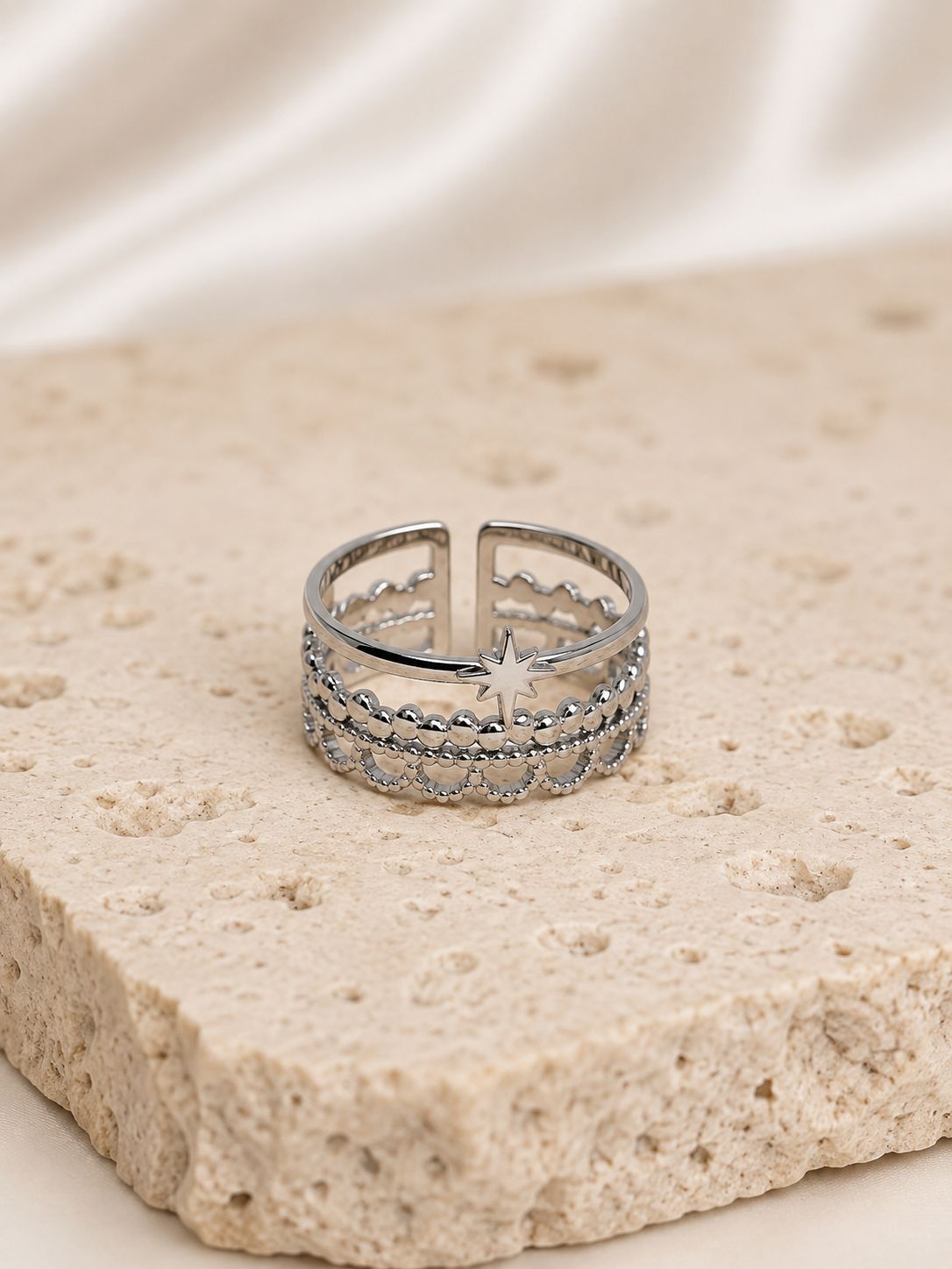 Star Silver Ring