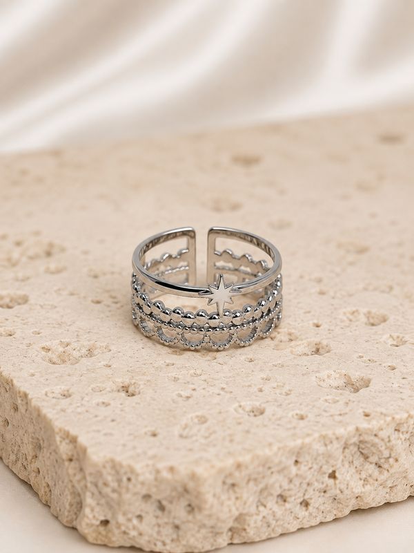 Star Silver Ring