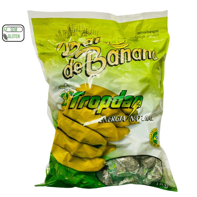 Sugared Banana Candy – 1 kg Pack / Carton with 1 Pack