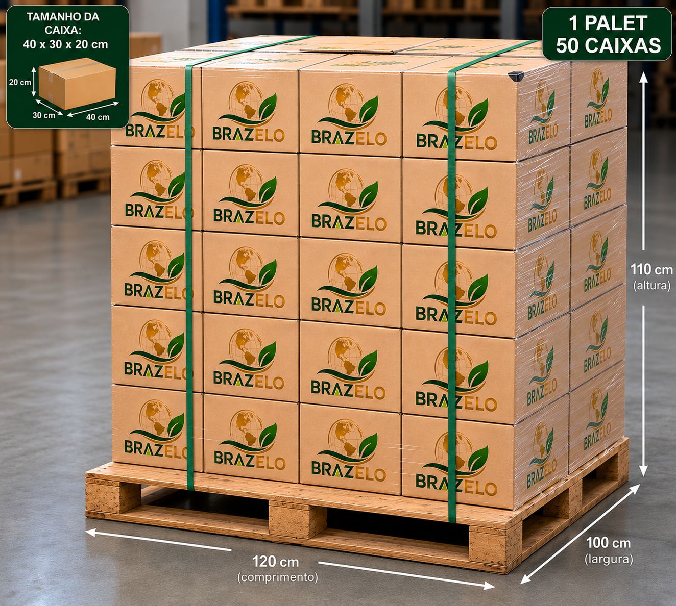 1 pallet containing 50 shipping boxes of banana products; sales via email only.