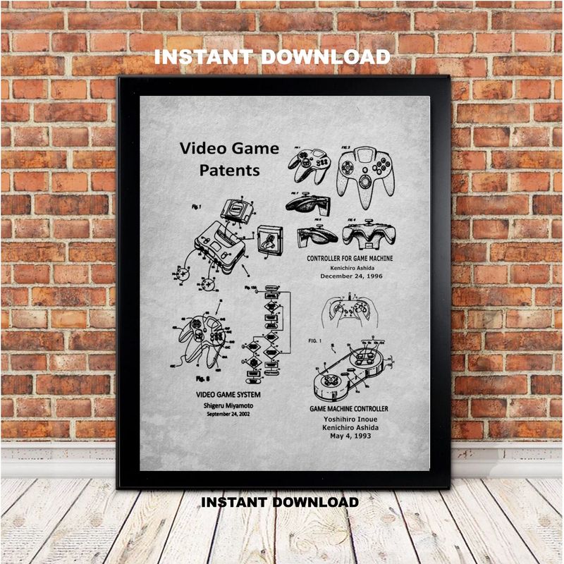Printable Video Game   A Curated Collection of Gaming Patents