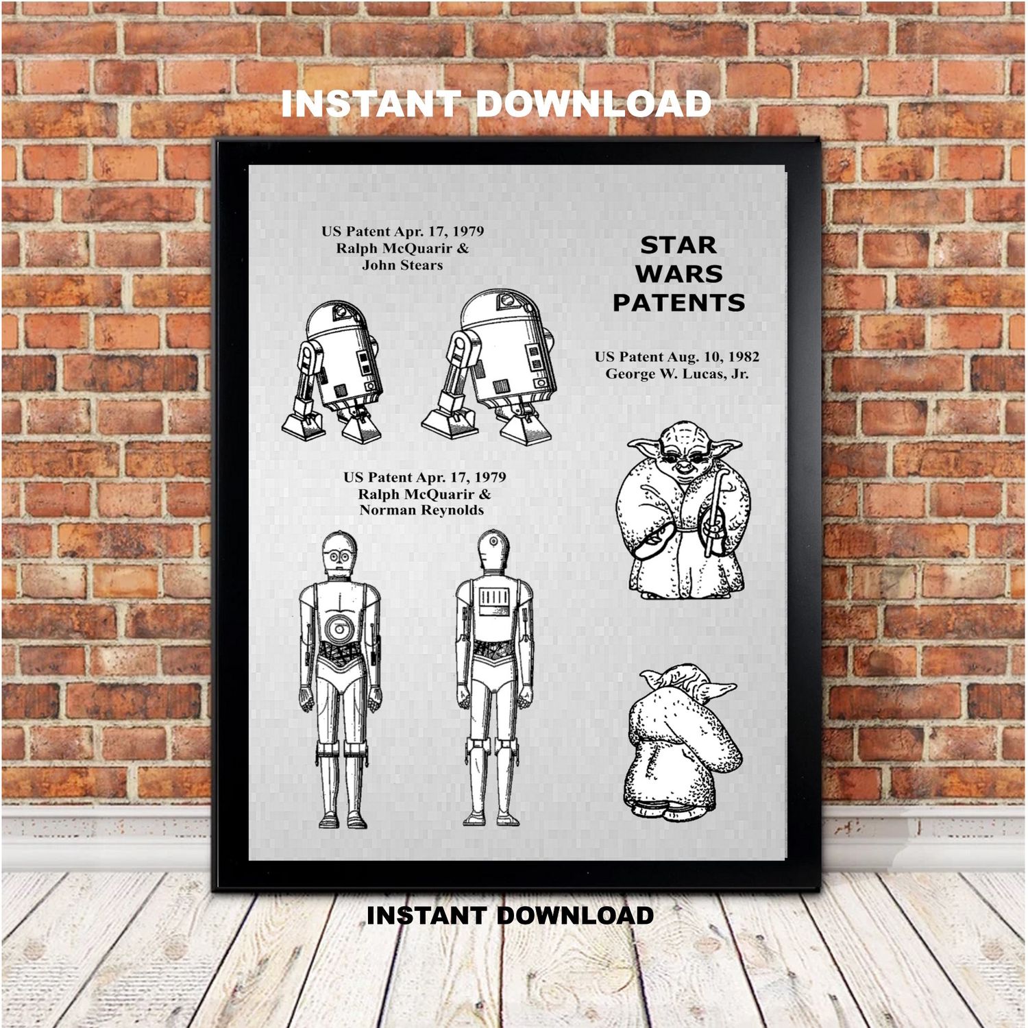 Printable Star Wars Wall Art Patent - A Curated Collection of Patents