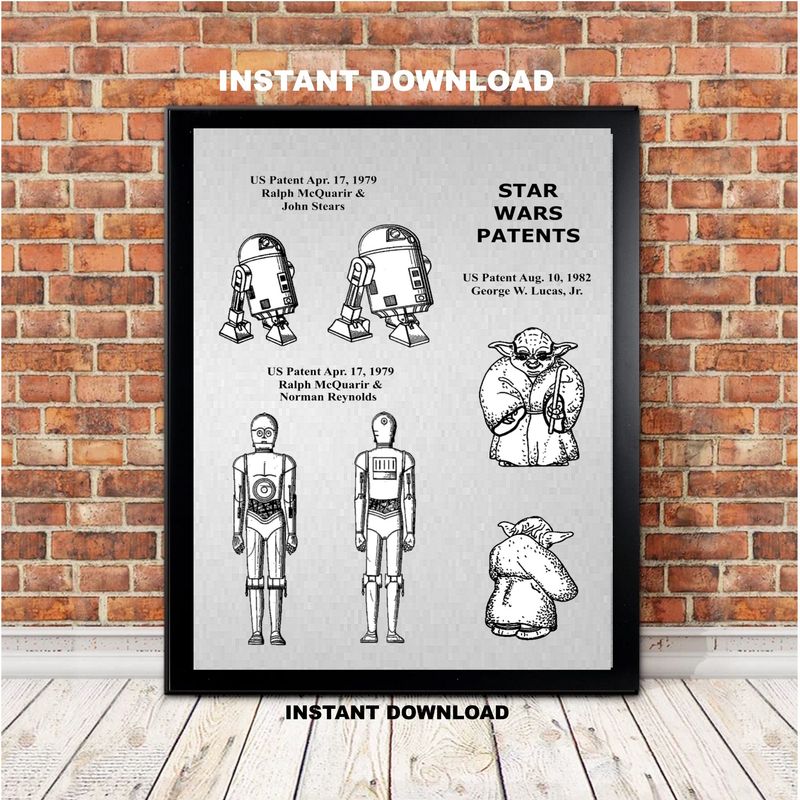 Printable Star Wars Wall Art Patent - A Curated Collection of Patents