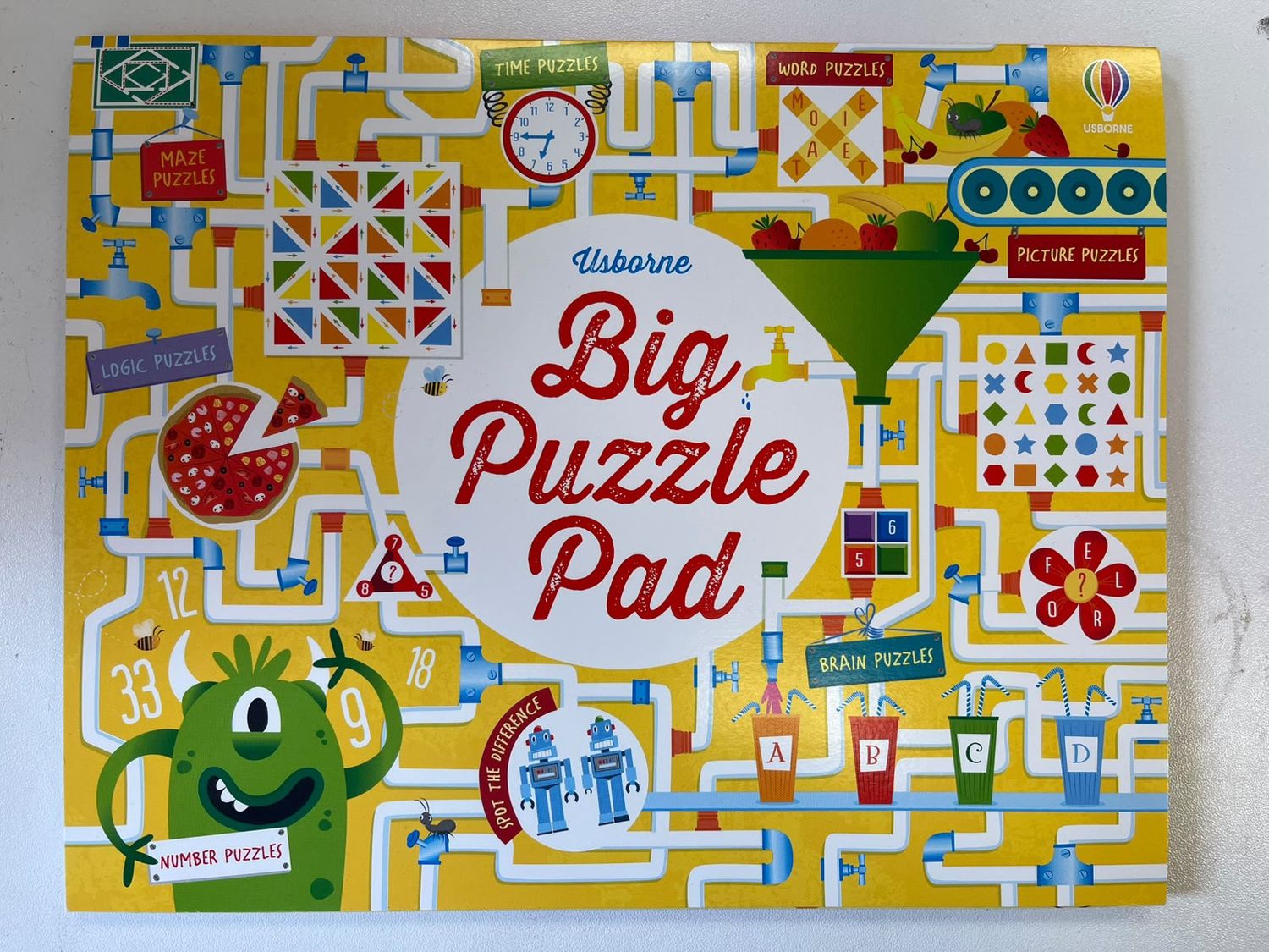 USBORNE ACTIVITY, Age: 8 YEARS UP, Type: BIG PUZZLE PAD