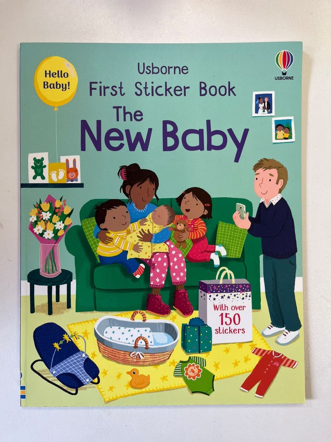 USBORNE STICKER BOOK, Age: 2 YEARS UP, Type: THE NEW BABY