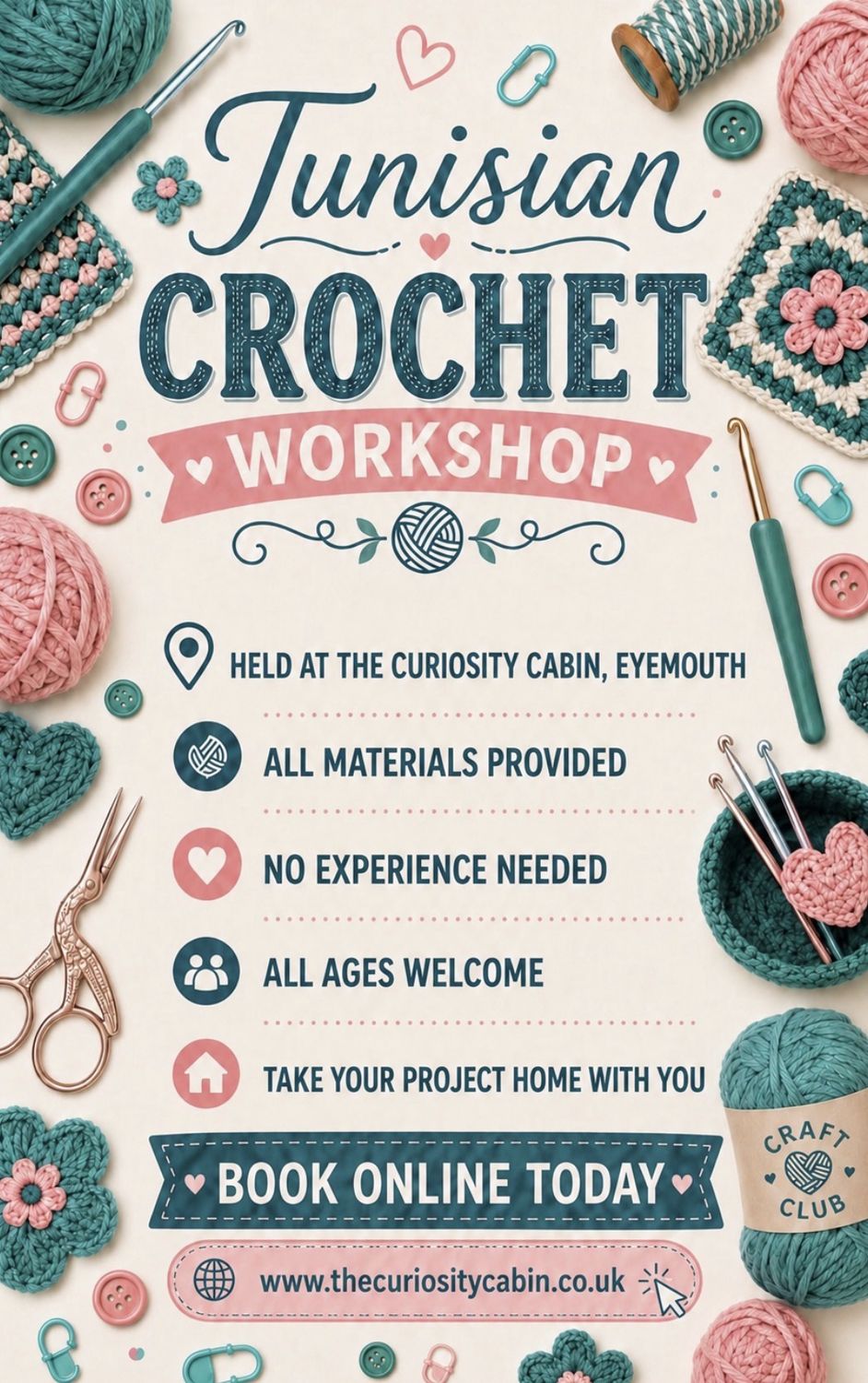 Tunisian Crochet Workshop