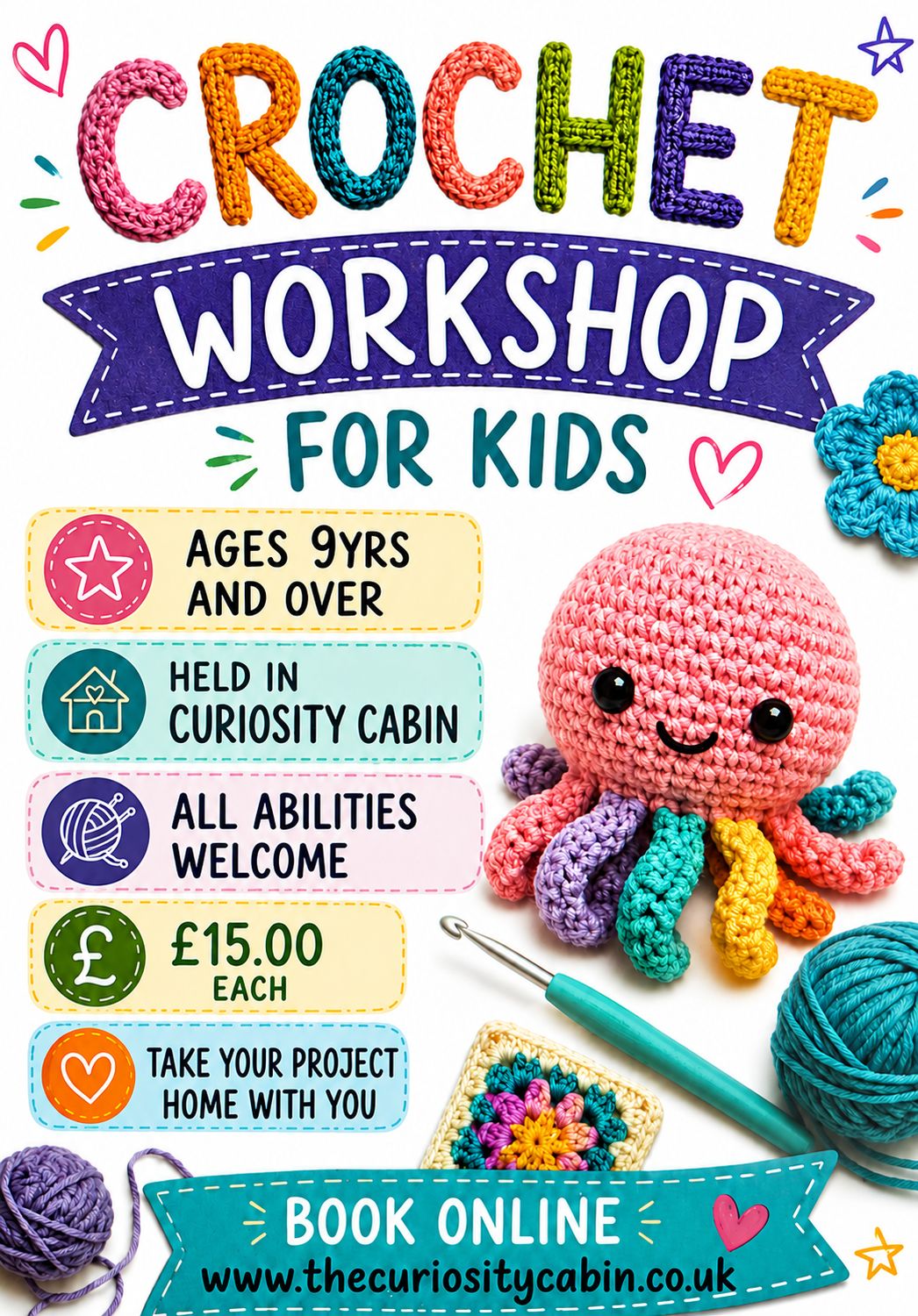 Crochet Workshop For Kids