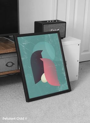 Birds With A Love Egg Art Print A4