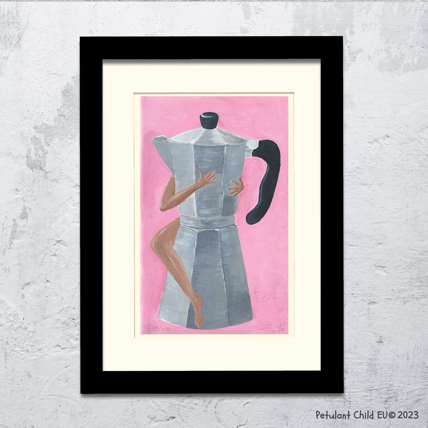Caffettiera Art Print A4