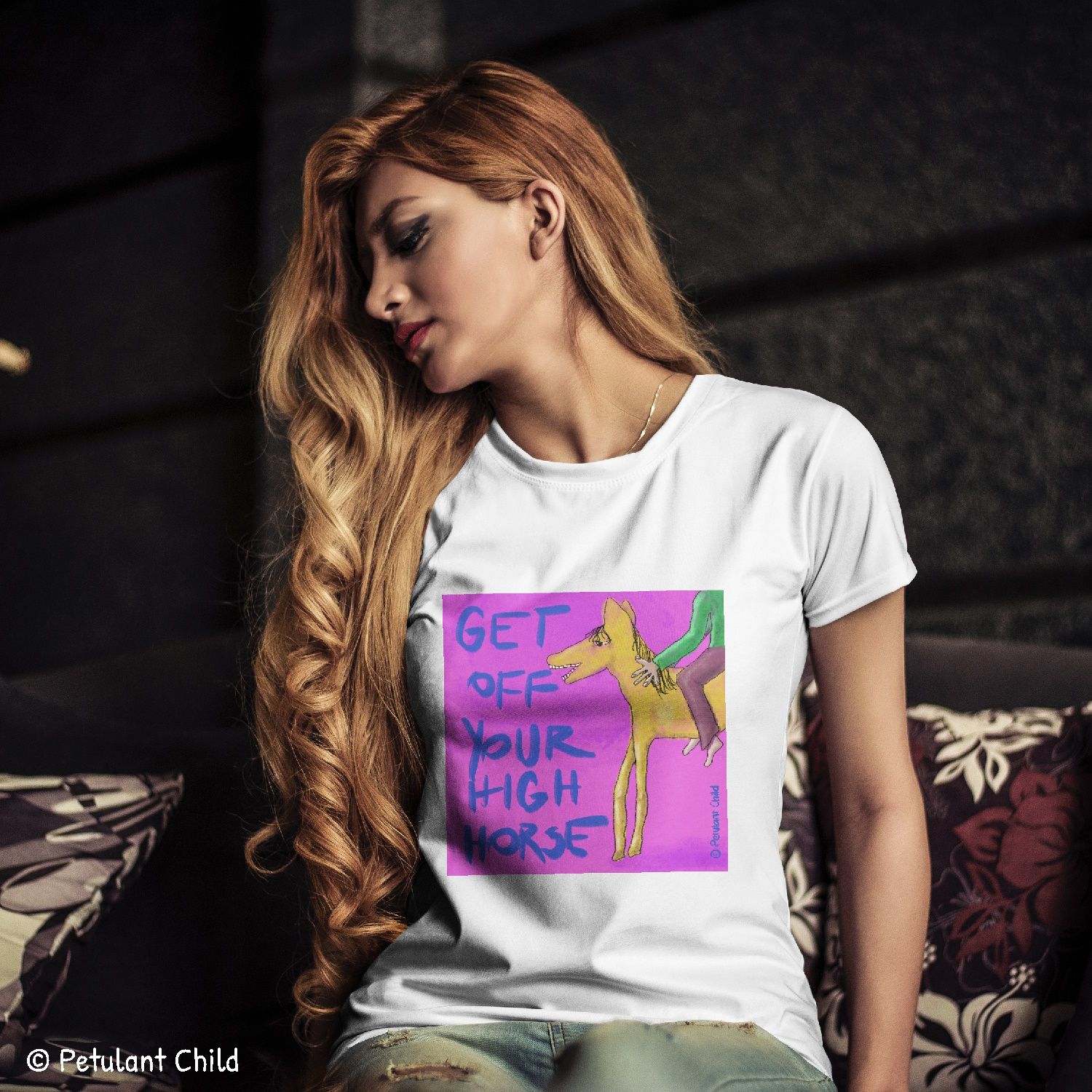 GET OFF YOUR HIGH HORSE t-shirt