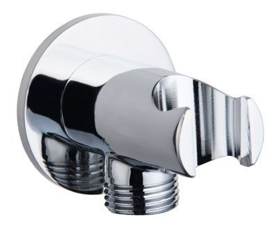 Supporto con presa d'acqua 1/2 Supporto con presa d'acqua 1/2" per doccetta cromata tonda serie RCT (AQG)