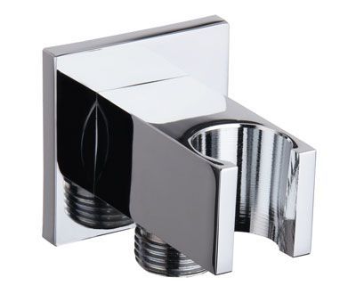 Supporto con presa d'acqua 1/2 Supporto con presa d'acqua 1/2" per doccetta cromata quadrata serie CCT (AQG)