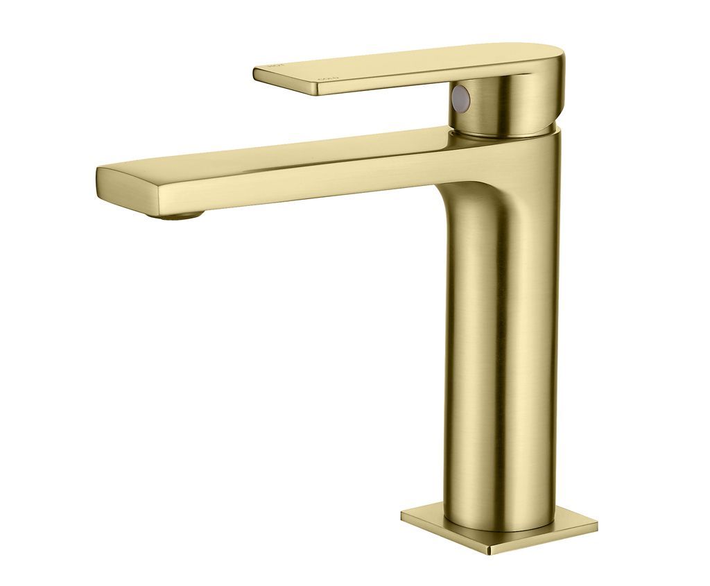 Miscelatore lavabo serie Alpha (AQG), Colore: Oro Spazzolato