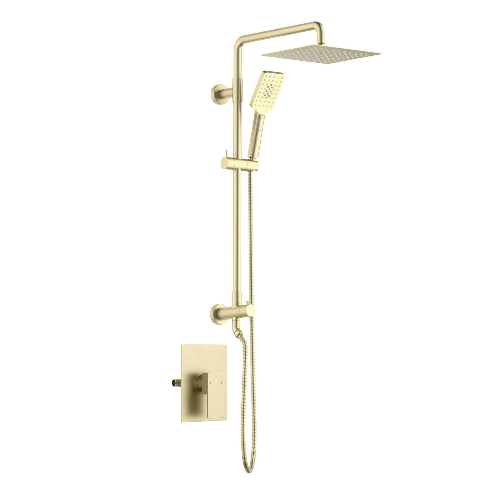 Colonna doccia serie Alpha, Oro Spazzolato (AQG)
