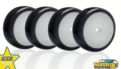 Matrix 1:10 EP Z36 Rubber Tire Preglued Asphalt (4) ETS Stock