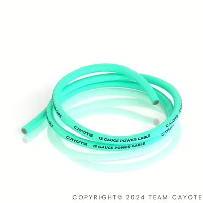 CAYOTE 13AWG Silicone Cable (100cm)- Aurora Green
