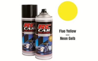 RC Car Colours Lexanpaint Spray 150ml - Fluo Yellow