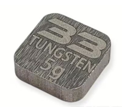 MR33 Tungsten (Wolfram) Gewicht 10x10x3mm - 5g