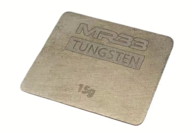 MR33 Tungsten Weight 26 x 31,5 x 1mm - 15g