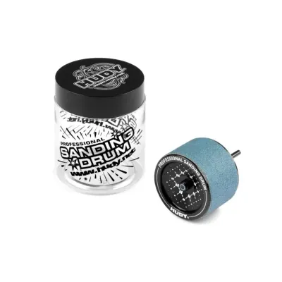 HUDY Professional Aluminum Sanding Drum with P120 Medium Grain