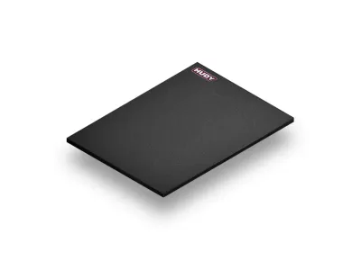 Hudy Flat Set-up Board for 1/10 & 1/12 On Road - Lightweight - Dark grey