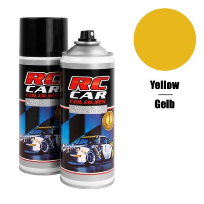 RC Car Colours Lexanpaint Spray 150ml - 019 YELLOW