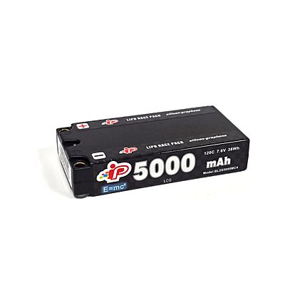 Intellect Graphene 2026 "MC4" LCG Shorty 5000mAh 7.6V 2S 120C HV LiPo (5mm, 173g)