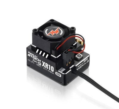 Hobbywing Xerun XR10 Stock Spec Brushless ESC 80A, 1s LiPo, BEC 3A