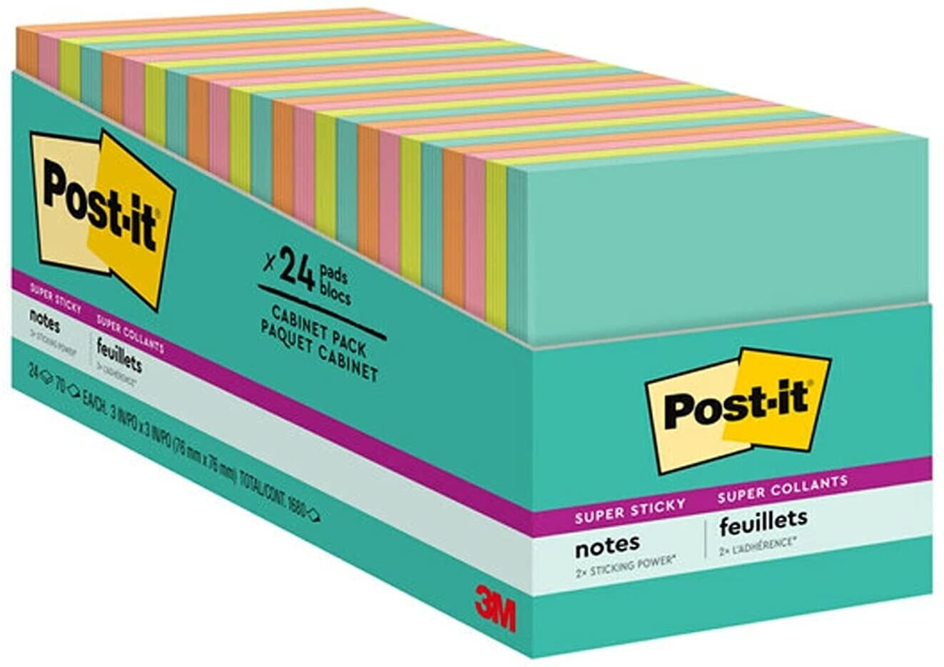 Post-its Notes, Small, 24pack