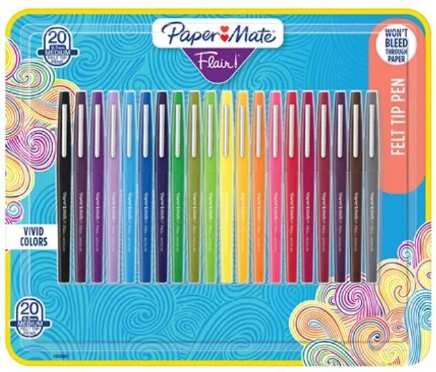 Flair Pens, 20 count