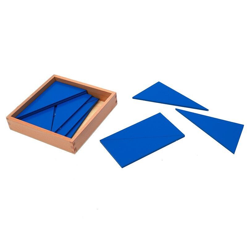 Box of Blue Triangles