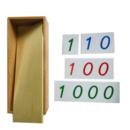 Large PVC Number Cards with Box (1-9000)