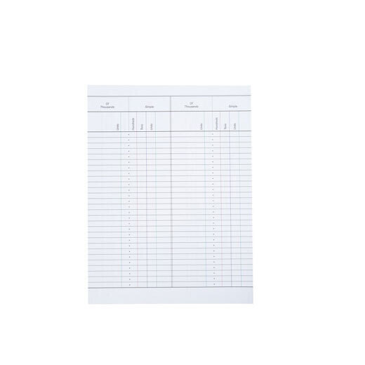 Paper for Small Bead Frame (50 Sheets)