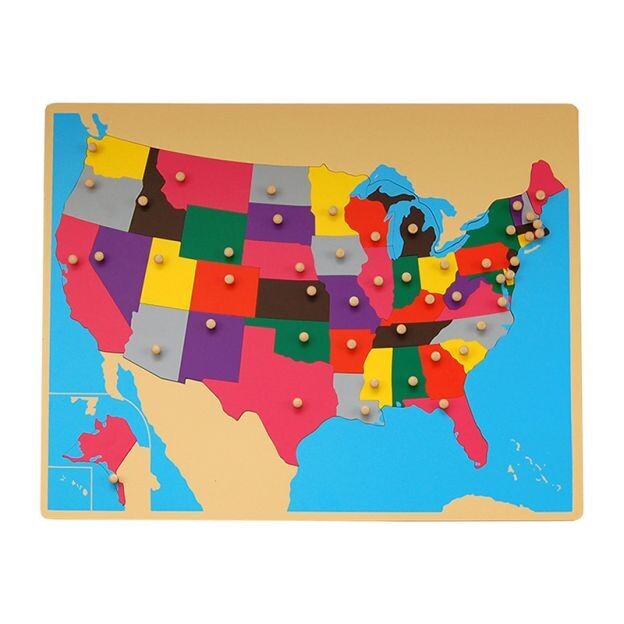 Puzzle Map of USA