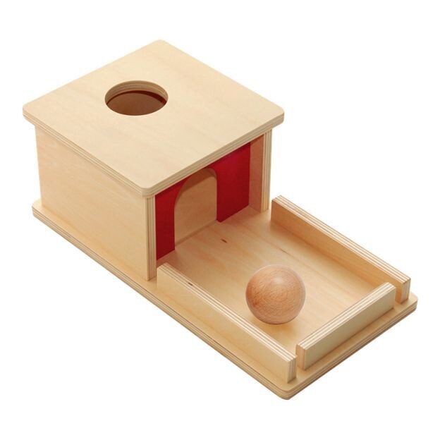 Object Permanence Box with Tray