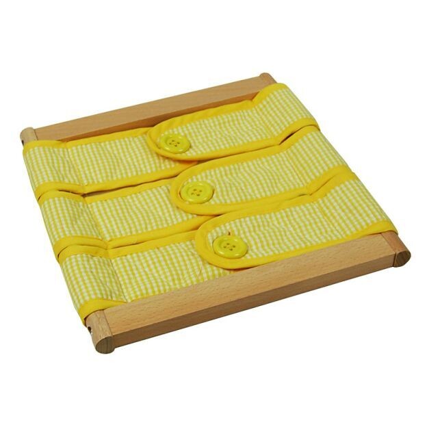 Infant Toddler Dressing Frame 3 Buttons