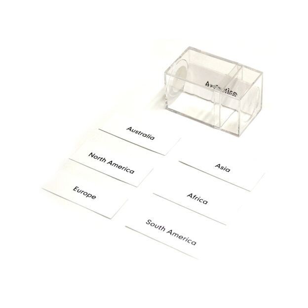 Continent Labels