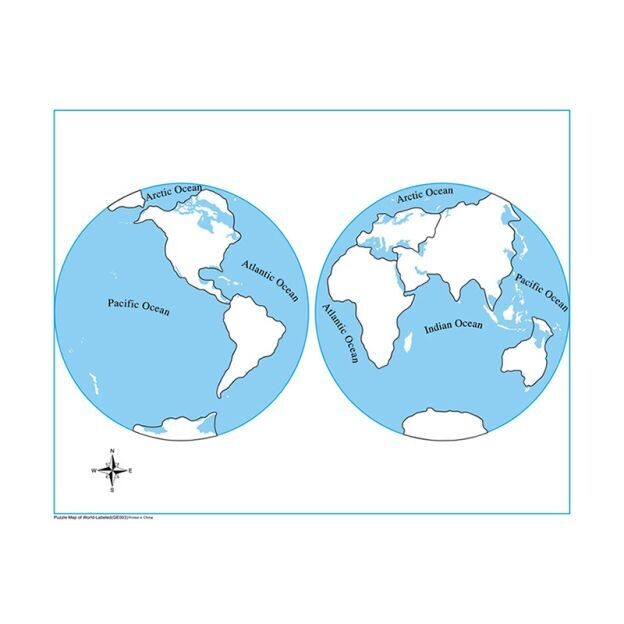 Unlabeled World Parts Control Map