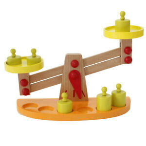 Wooden Balance Scale Toy