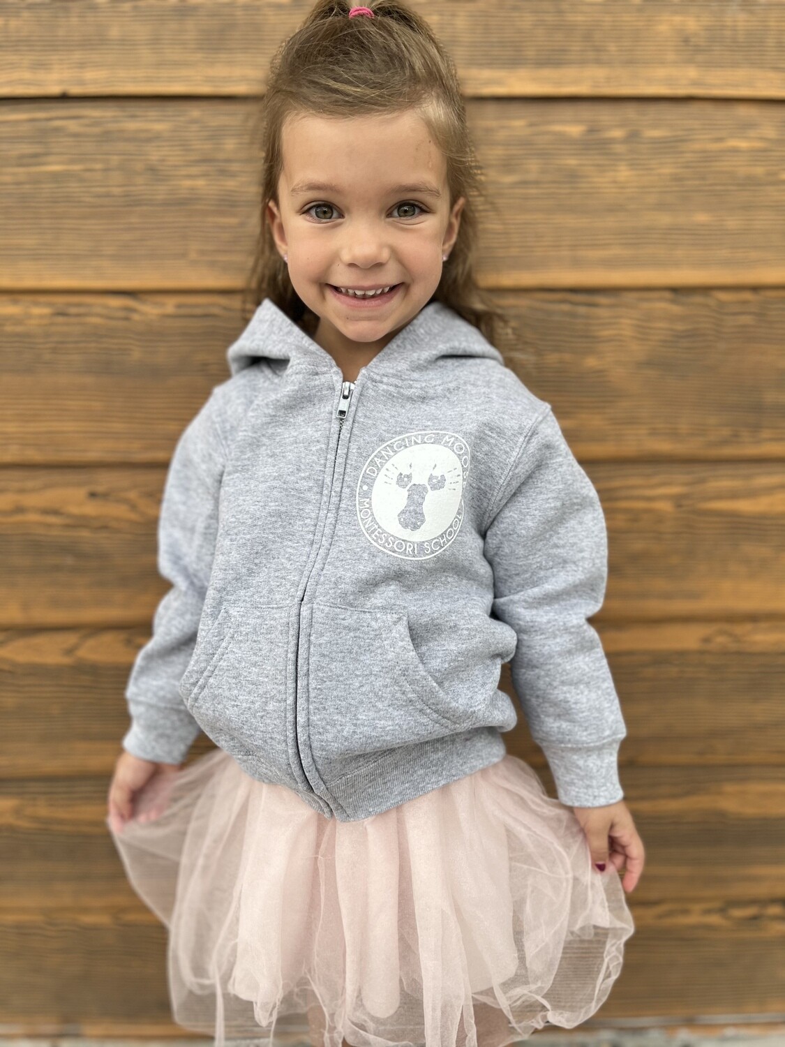 Toddler Grey Zip Up