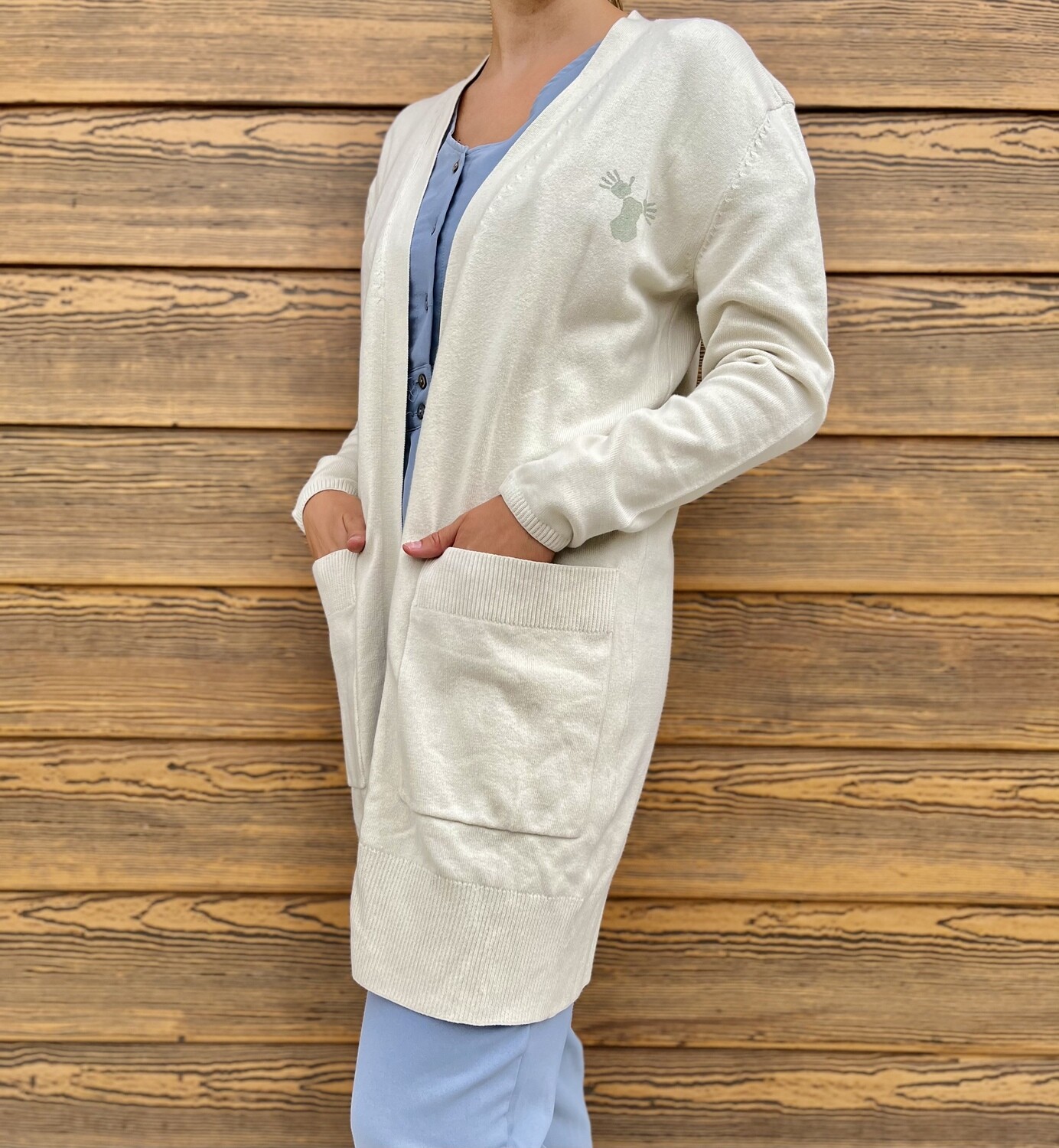 Dancing Moose Logo Cardigan