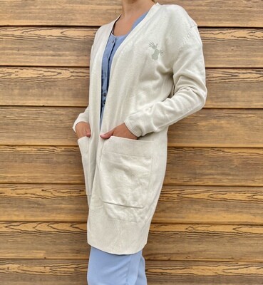 Dancing Moose Logo Cardigan