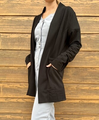 Plain Black Cardigan