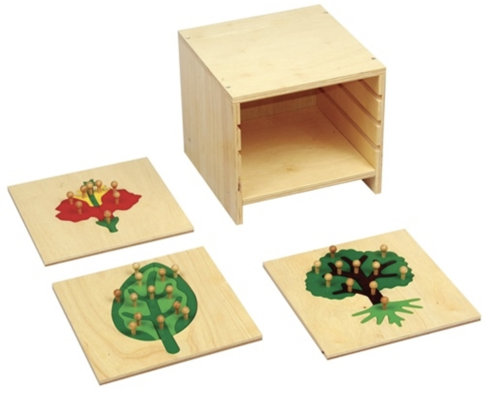 Botany Puzzle Cabinet (3 Puzzles Included)