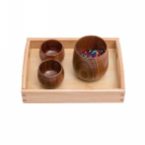 1 Wooden Cup into 2 Wooden Cups