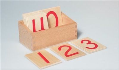 Printed Numerals with Box