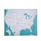 Unlabeled USA Control Map