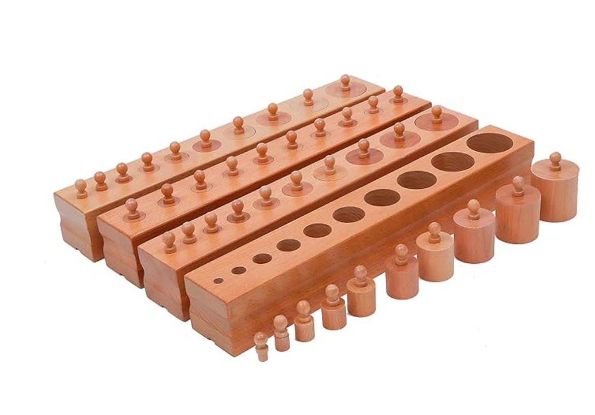 Montessori Cylinder Block (Set of 4)