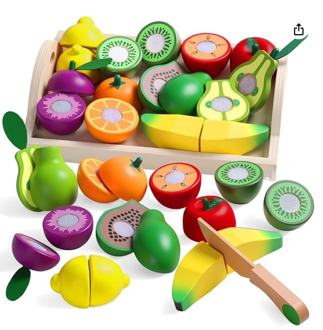 Wooden Play Food Set